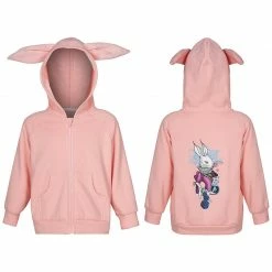 Punkravestore Dark Rabbit Print Coat Family Outfits