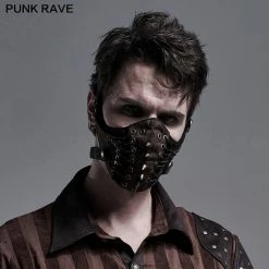 Punkravestore Steam Punk Metal Mask Gothic Steampunk