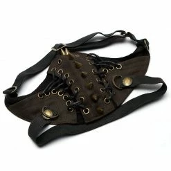 Punkravestore Steam Punk Metal Mask Gothic Steampunk