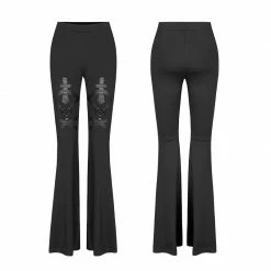 Punkravestore Gothic Flared Trousers