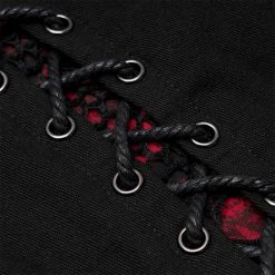 Punk Rave Store Punk Blood Dark Denim Women Trousers