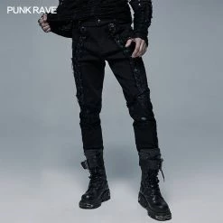 Punkravestore Punk Elastic Woven Long Pant