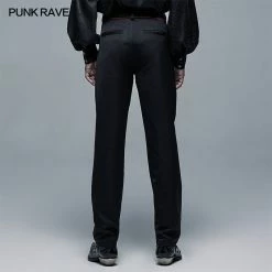 Punkravestore Gothic Goth Cout Bat Pocket Pants