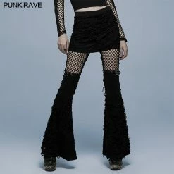 Punkravestore Gothic Flare Long Pants