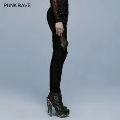 Punkravestore Punk Heavy Metal Denim Trousers