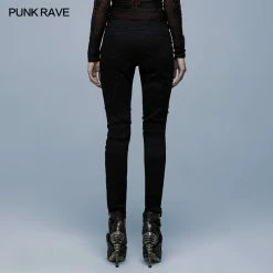 Punkravestore Punk Heavy Metal Denim Trousers
