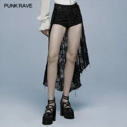Punkravestore Gothic Coffin Shorts