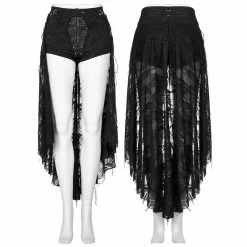Punkravestore Gothic Coffin Shorts