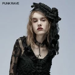Punkravestore Women Lolita Bear Hat