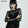 Punkravestore Irregular Hollow Sweaters