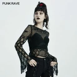 Punkravestore Irregular Hollow Sweaters