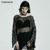 Punkravestore Irregular Hollow Sweaters Punk Sweater & Hoodies