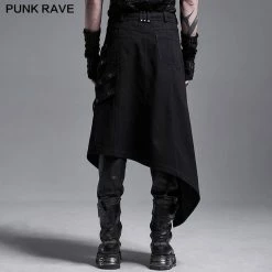 Punkravestore Punk Asymmetrical Overskirt