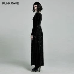 Punkravestore Gothic Vampire Dark Long Dress