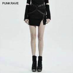 Punkravestore 2022 Punk Half Skirt