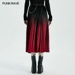 Punkravestore PUNK Velvet Skirt
