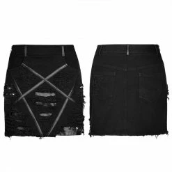 Punkravestore Gothic Decadent Women's Skirt