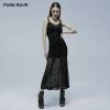 Punkravestore 2022 Goth Daily Slip Dress Gothic