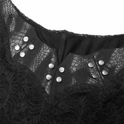 Punkravestore 2022 Goth Daily Slip Dress Gothic