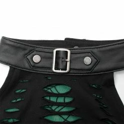 Punkravestore Gothic Goth Sexy Cut Dress