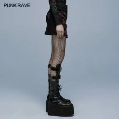Punkravestore Gothic Worn-out And Decadent Skirt
