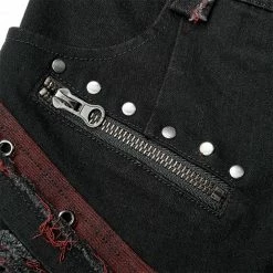 Punkravestore Gothic Worn-out And Decadent Skirt