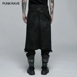 Punk Rave Store 2022 Men's Goth Stylish Kilt