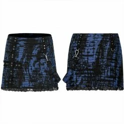 Punkravestore Gothic Goth Decadent Knitted Skirt