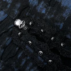 Punkravestore Gothic Abstract Print Slip Dress