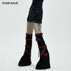Punkravestore Punk Girls Flared Leg Sleeve 18 Punkravestore Punk Girls Flared Leg Sleeve