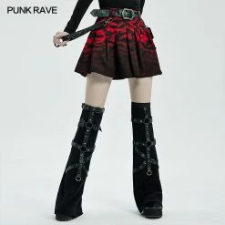 Punkravestore Punk Girls Flared Leg Sleeve