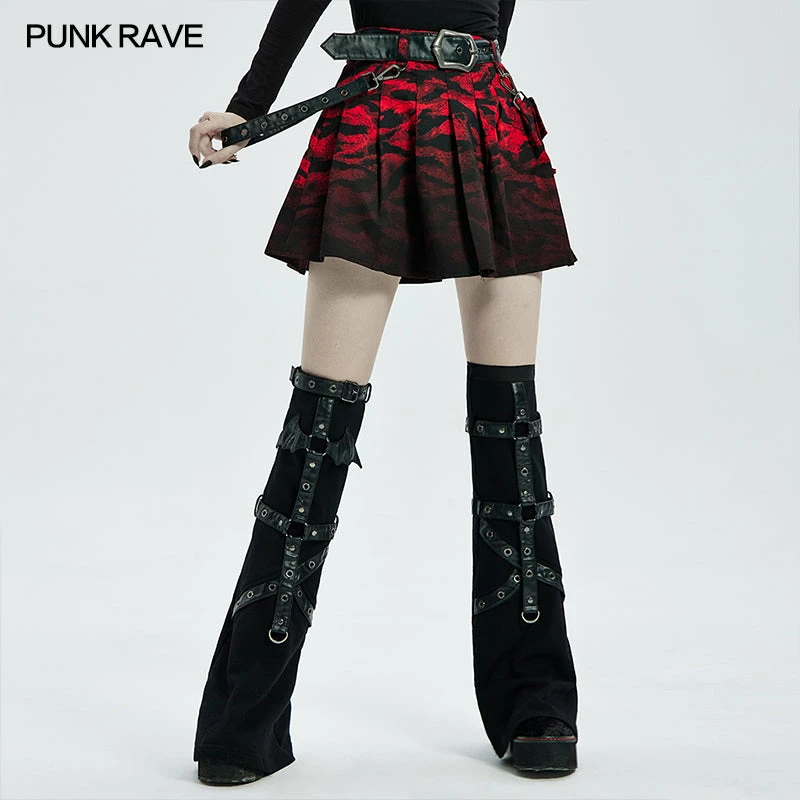 Punkravestore Punk Girls Flared Leg Sleeve 3 Punkravestore Punk Girls Flared Leg Sleeve
