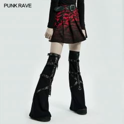 Punkravestore Punk Girls Flared Leg Sleeve 13 Punkravestore Punk Girls Flared Leg Sleeve