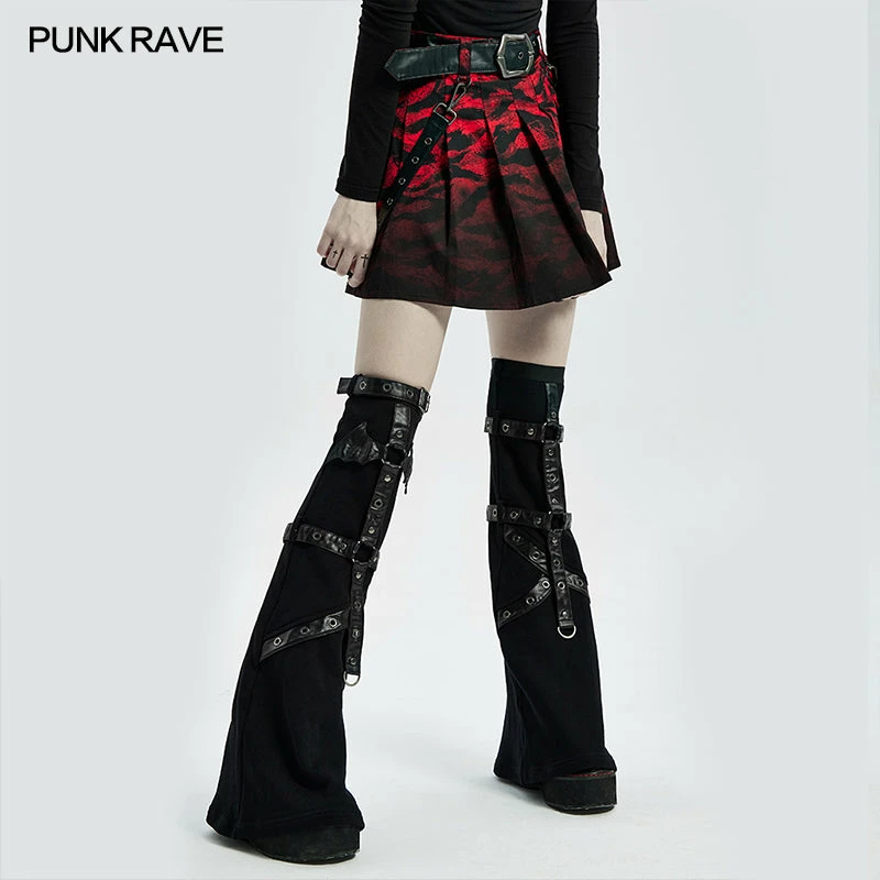 Punkravestore Punk Girls Flared Leg Sleeve 4 Punkravestore Punk Girls Flared Leg Sleeve
