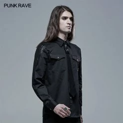 Punkravestore CyberPunk Punk Stylish Tie