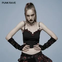Punkravestore Punk Heavy Metal Open Line Gloves