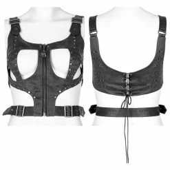 Punkravestore Punk Hollow-out Vest