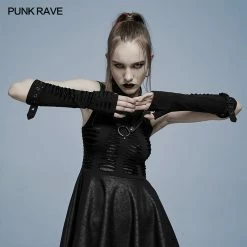 Punkravestore Goth Cut Gloves