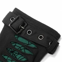 Punkravestore Goth Cut Gloves