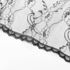 Punkravestore Women Gothic Light Lace Headware