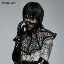 Punk Rave Store Cyber Goth Goth Stylish Mesh Mask