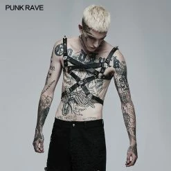 Punk Rave Store CyberPunk Punk Stylish Leather Loop