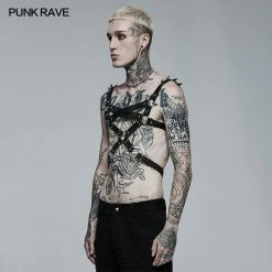 Punk Rave Store CyberPunk Punk Stylish Leather Loop