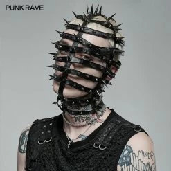 Punk Rave Store Accessories Punk Pointed Cone Head Cover