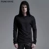 Punkravestore Simple Dark Long Sleeve T-shirt