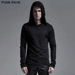 Punkravestore Simple Dark Long Sleeve T-shirt