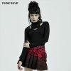 Punkravestore Punk Function Cut Long Sleeve T-shirt