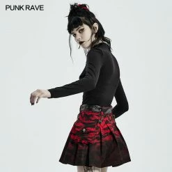 Punkravestore Punk Function Cut Long Sleeve T-shirt