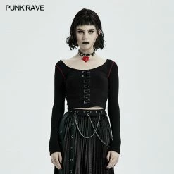Punkravestore 2021 Punk Crop Top