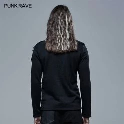 Punkravestore Gothic V-Neck Long Sleeve T-sleeve